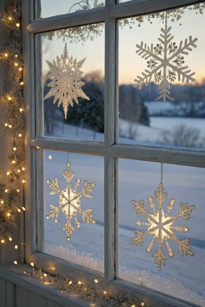 Snowflake Window Clings