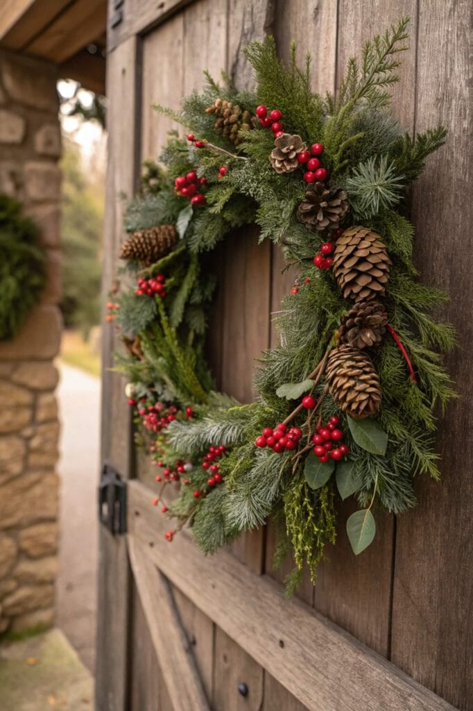 Scandinavian-inspired Woodland Wreath