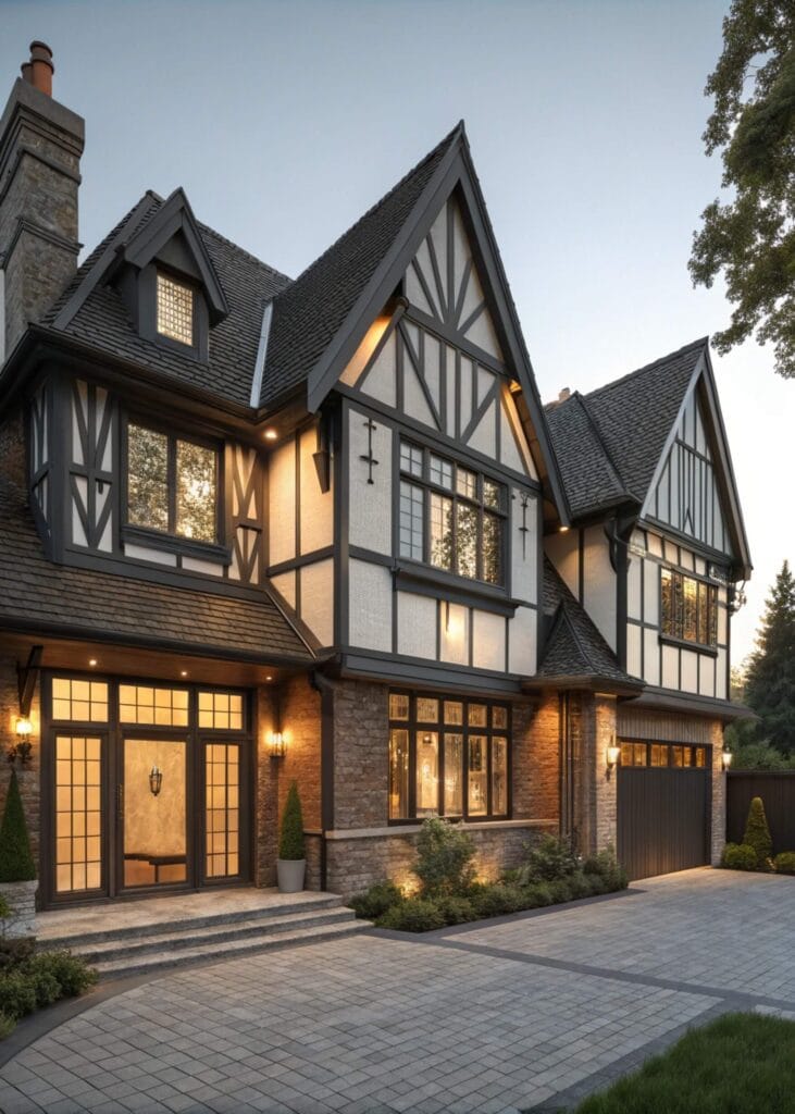 Tudor Architectural Splendor in Modern Form