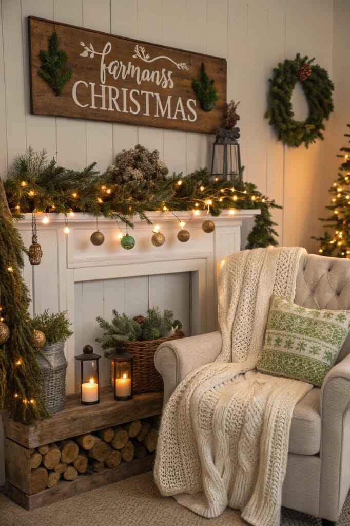 Farmhouse Style Christmas Sign