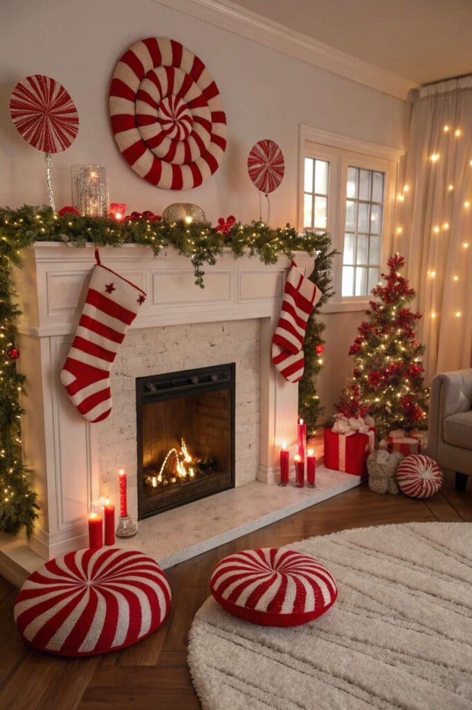 Peppermint Twist Candy Cane Decor