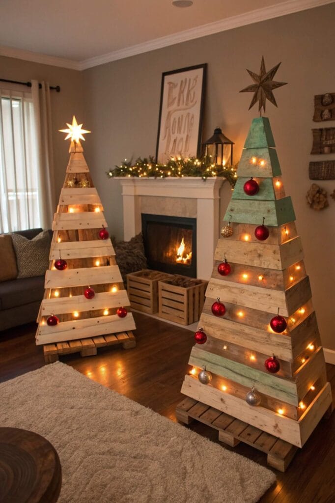 DIY Pallet Wood Christmas Tree