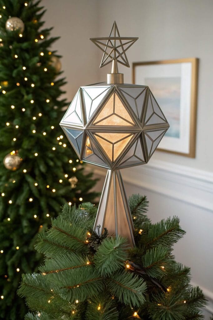 Modern Geometric Tree Topper