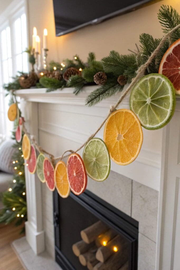 DIY Citrus Slice Garland