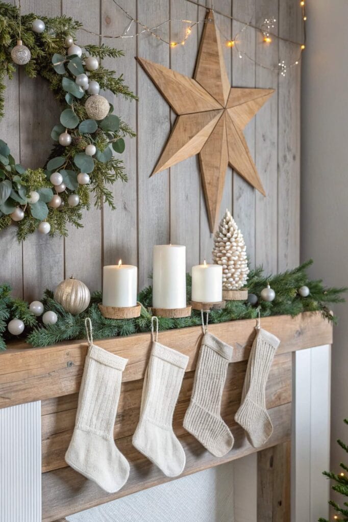 Scandinavian-Inspired Mantel Display