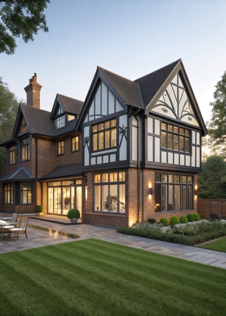 Elegant Tudor Revival With a Twist