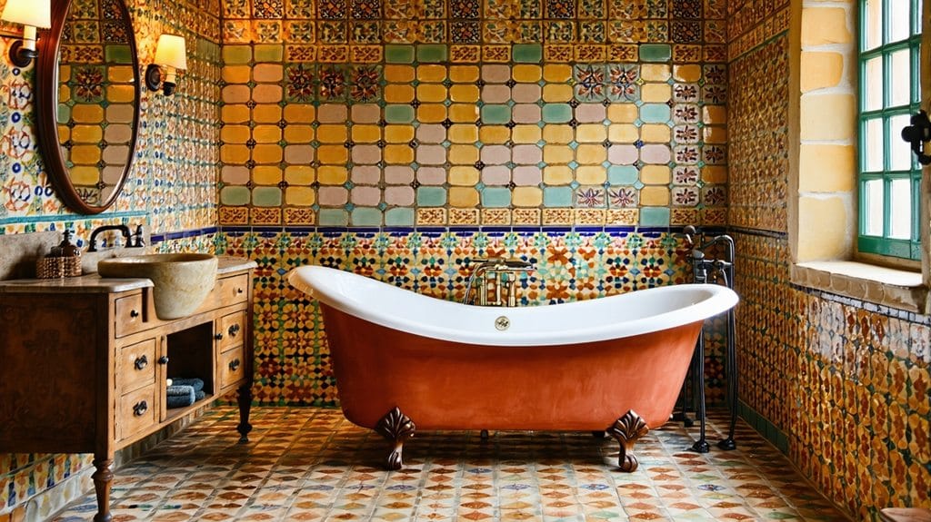 charming rustic terracotta patterns