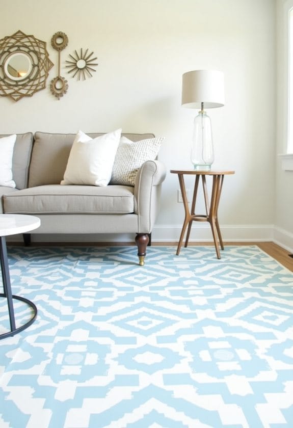 decorative painted floor designs