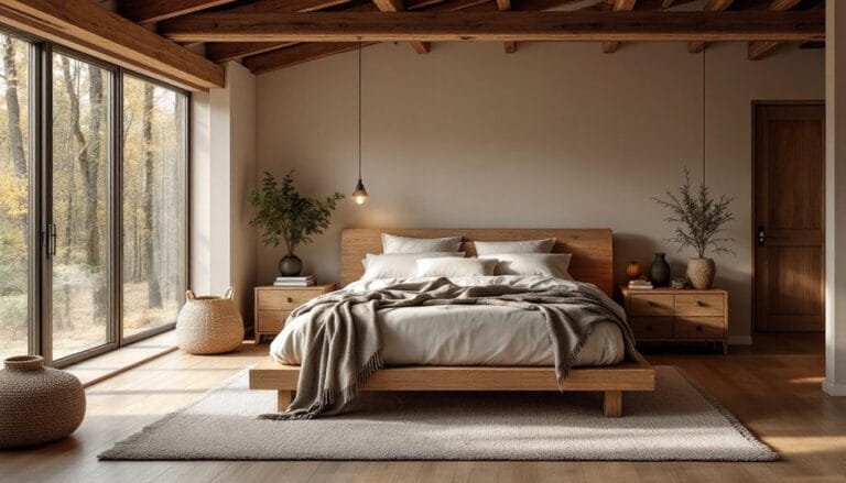 natural wood bedroom inspiration