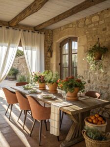 Earthy Dining Room Designs