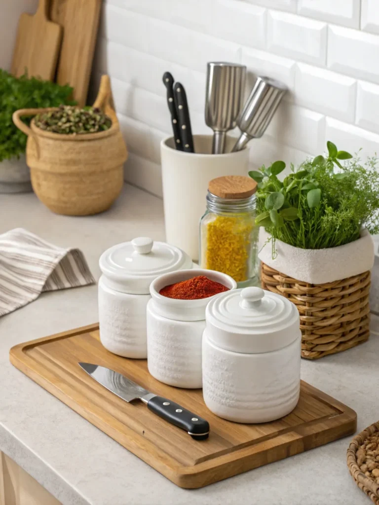 Kitchen Counter Styling