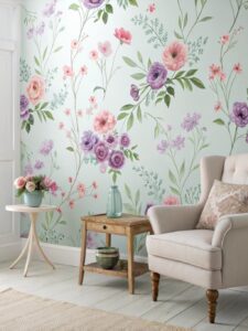 flowery wallpaper ideas