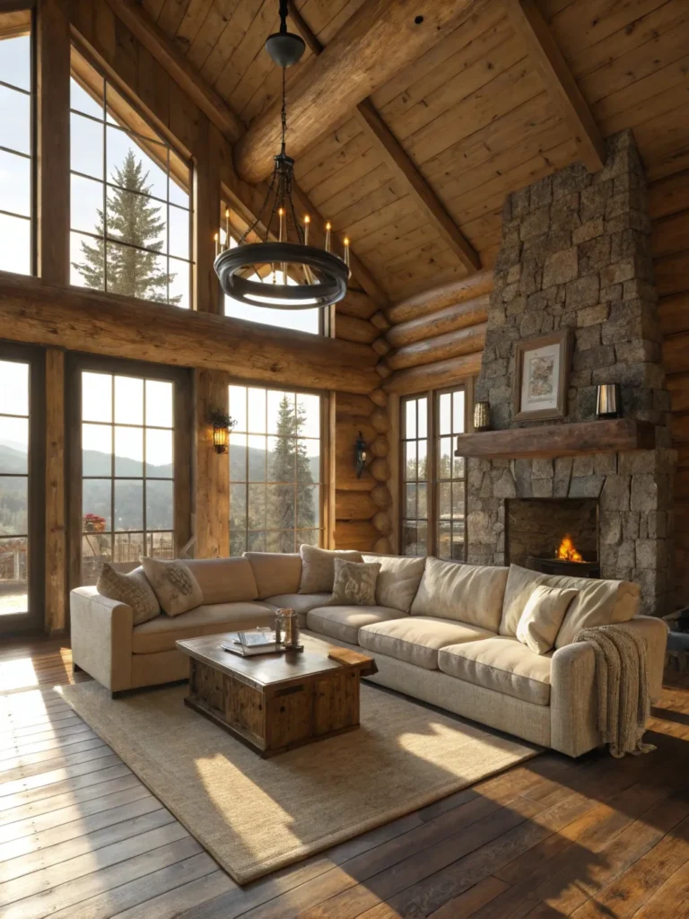 log home interior ideas