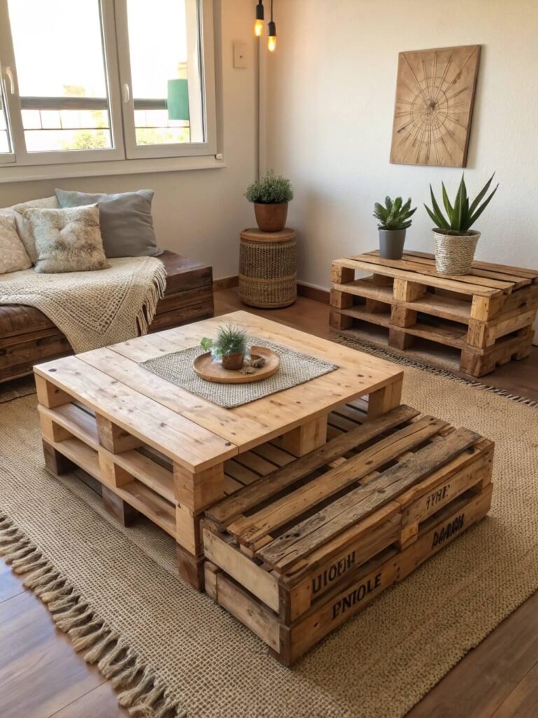 Wood Pallet Furniture Ideas