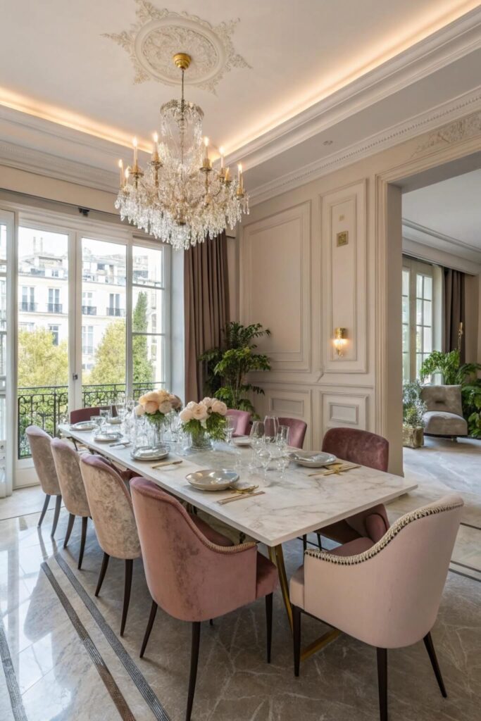 French Parisian Dining Rooms