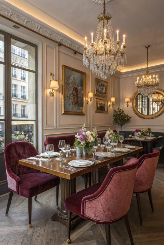 French Parisian Dining Rooms