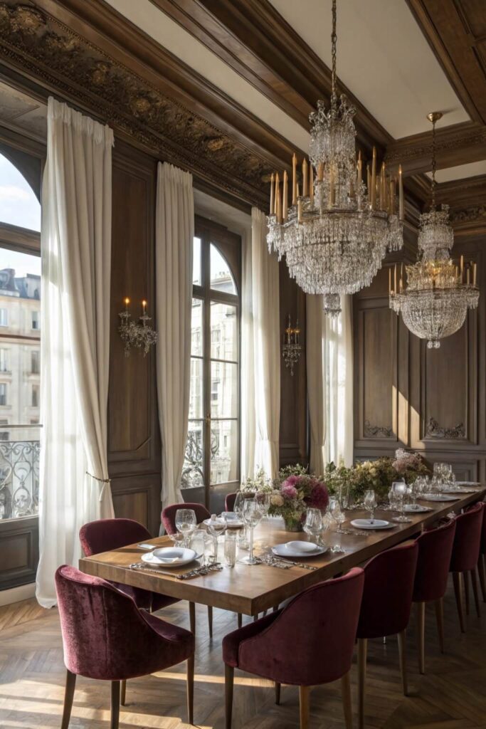 French Parisian Dining Rooms