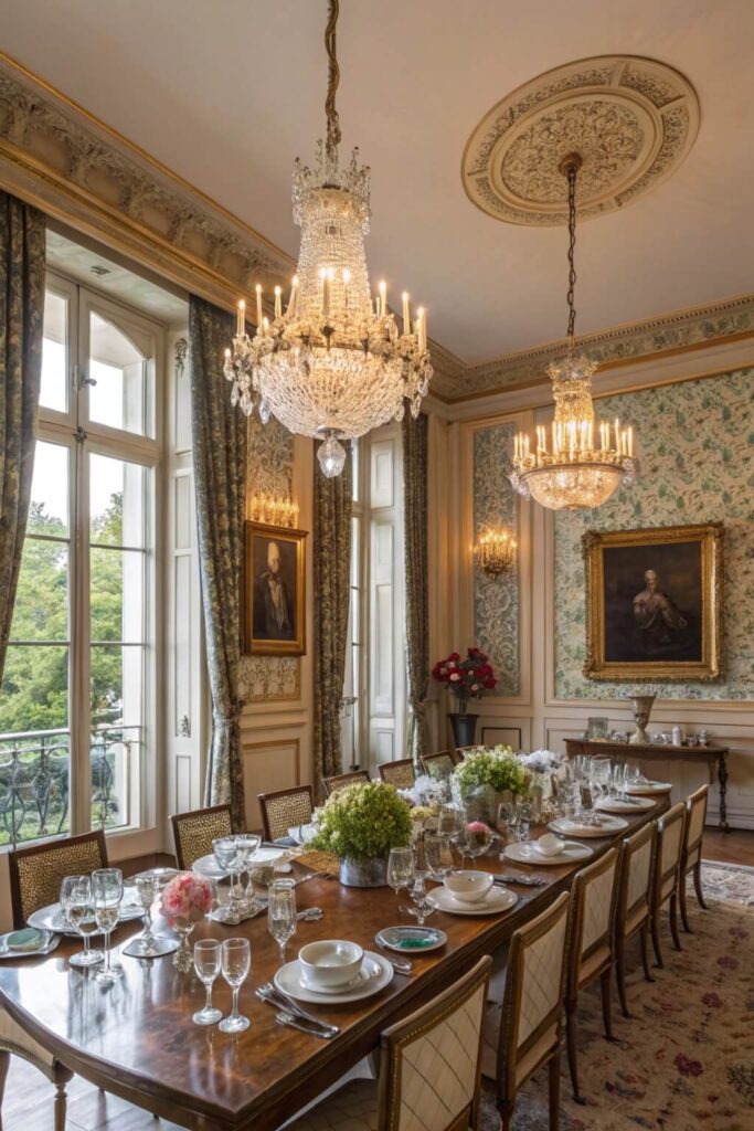 French Parisian Dining Rooms