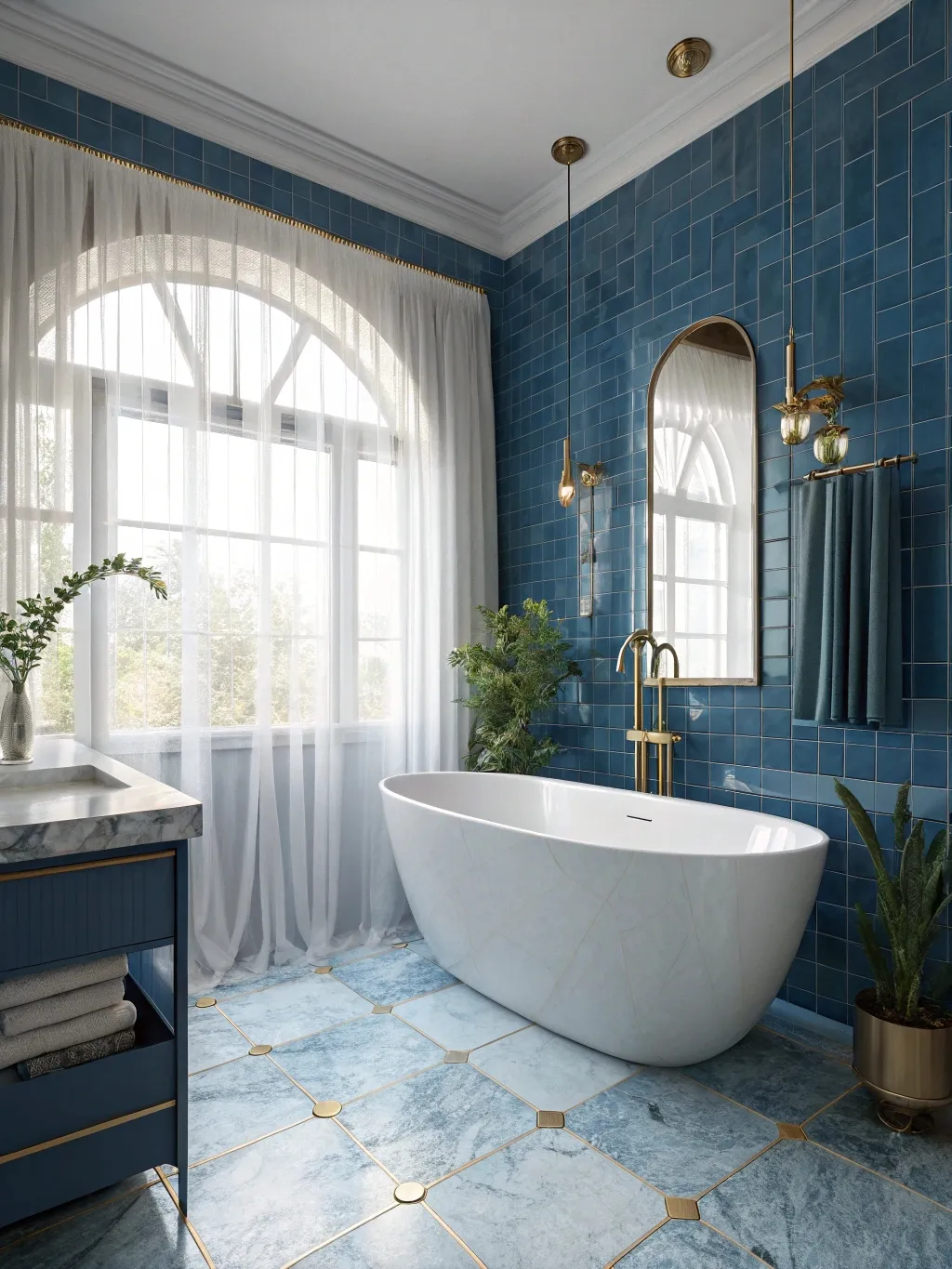 Blue Bathroom Designs