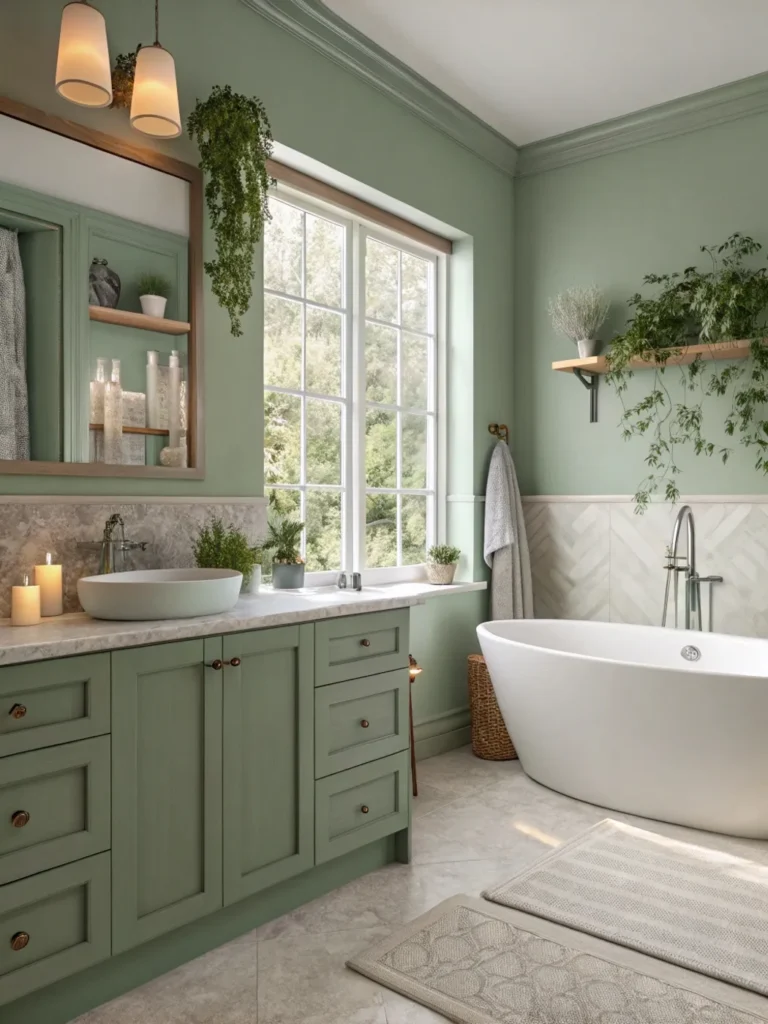 Sage Green Bathroom Ideas