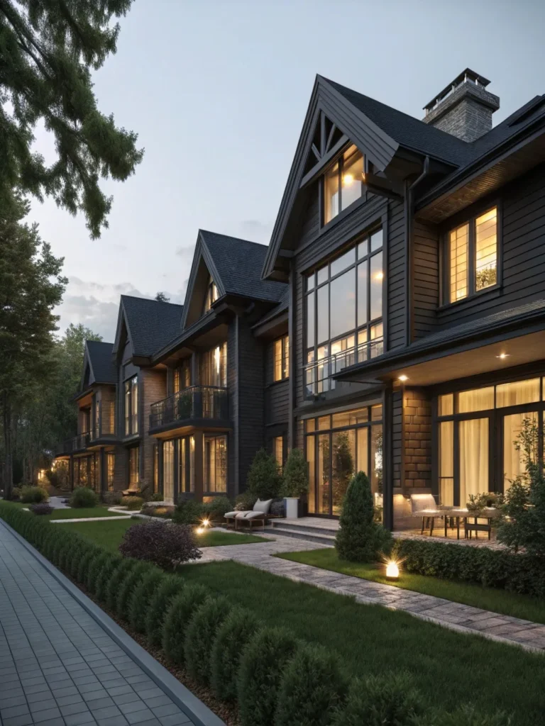 Dark Luxury Houses