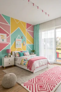 Rainbow Bedroom Designs for Teen Girls